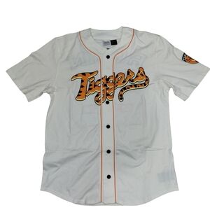 Vtg Y2k Disney Tiggers Baseball Jersey M Ivory Mint